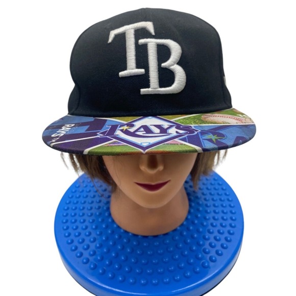 New Era Other - Tampa Bay Rays Hat Cap Snap‎ Back Black MLB Baseball New Era Adjustable Mens